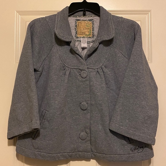 Billabong Jackets & Blazers - Vintage Women’s Billabong Crop 3/4 sleeve jacket